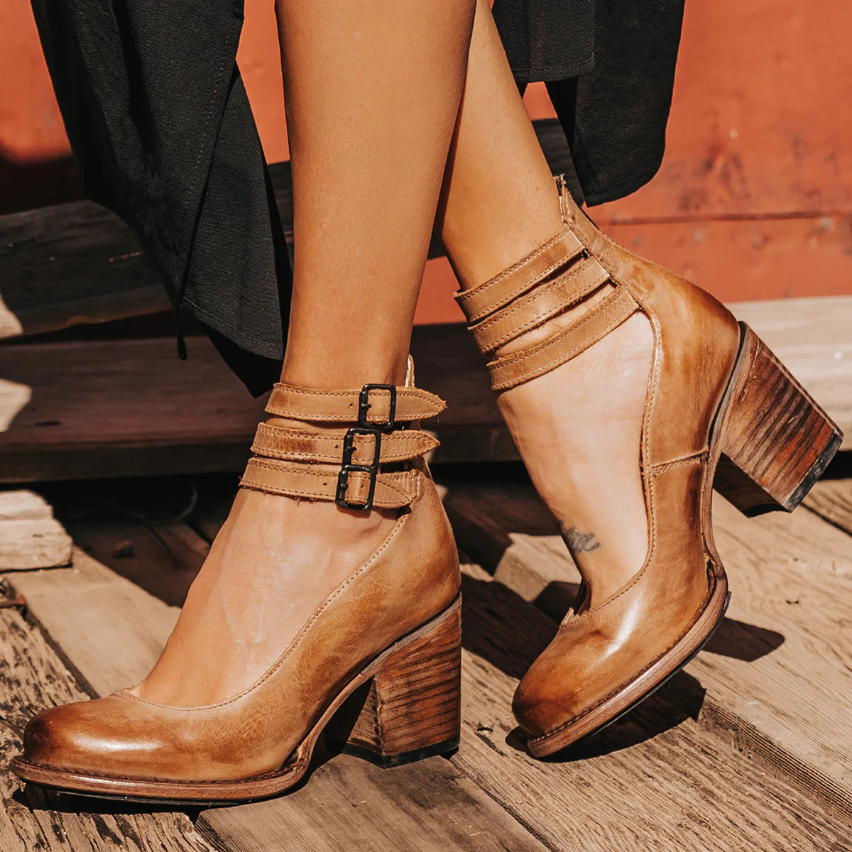 Audry - Stijlvolle Orthopedische Schoenen met Gesp voor Ultiem Comfort en Ondersteuning