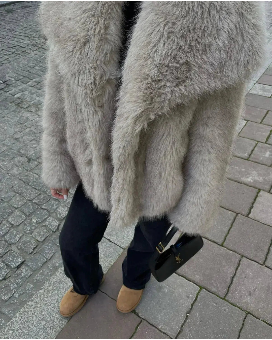 Amara – Eco-vriendelijke Faux Fur Dames Bontjas