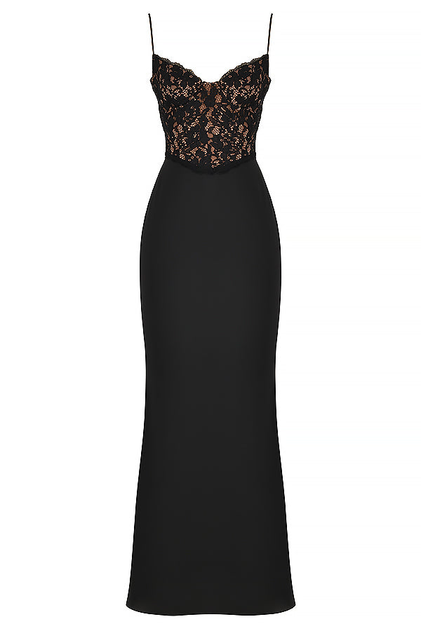 Mara - Chique Korset Maxi Jurk Dames