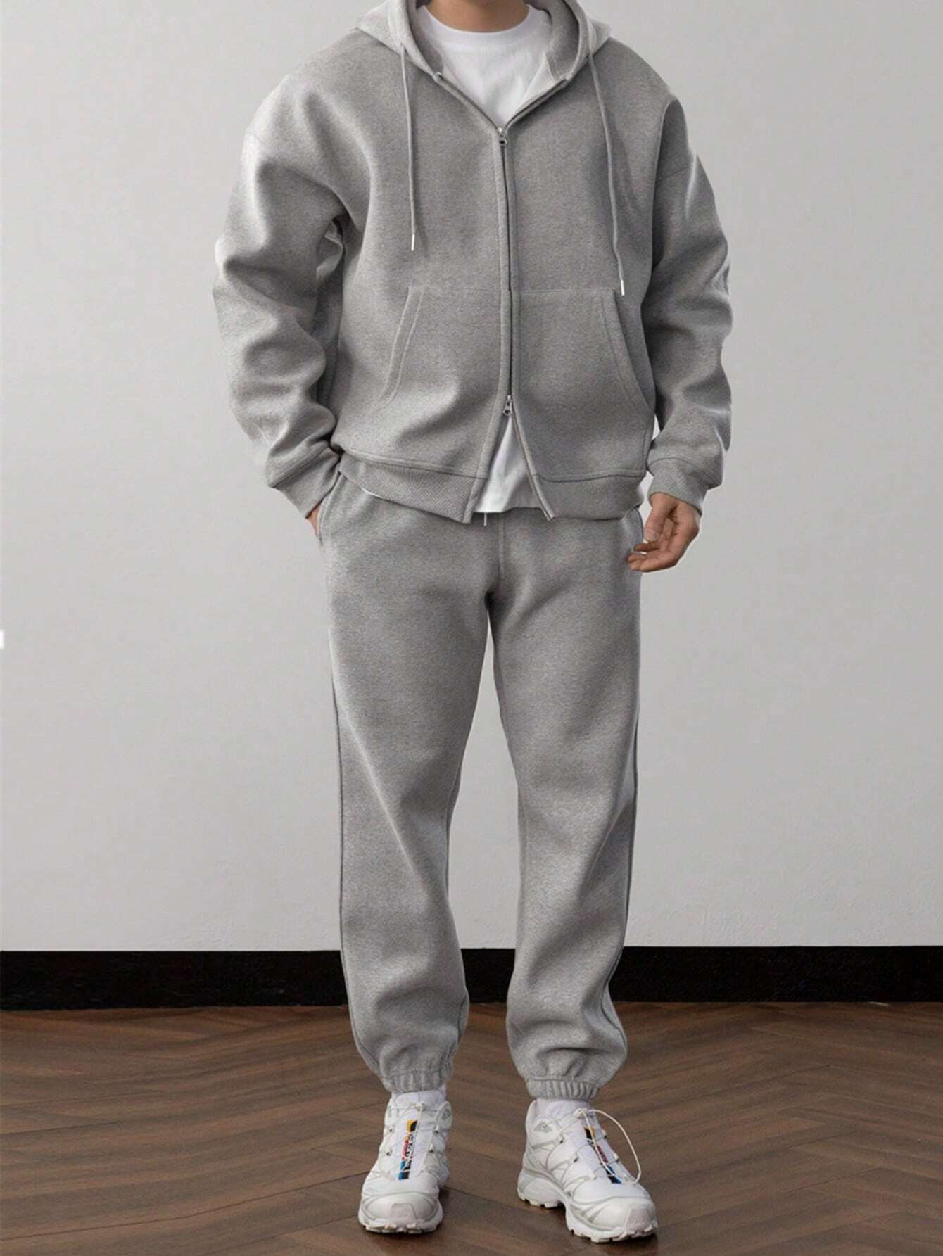 Sawyer - Set van effen hoodie en broek voor heren