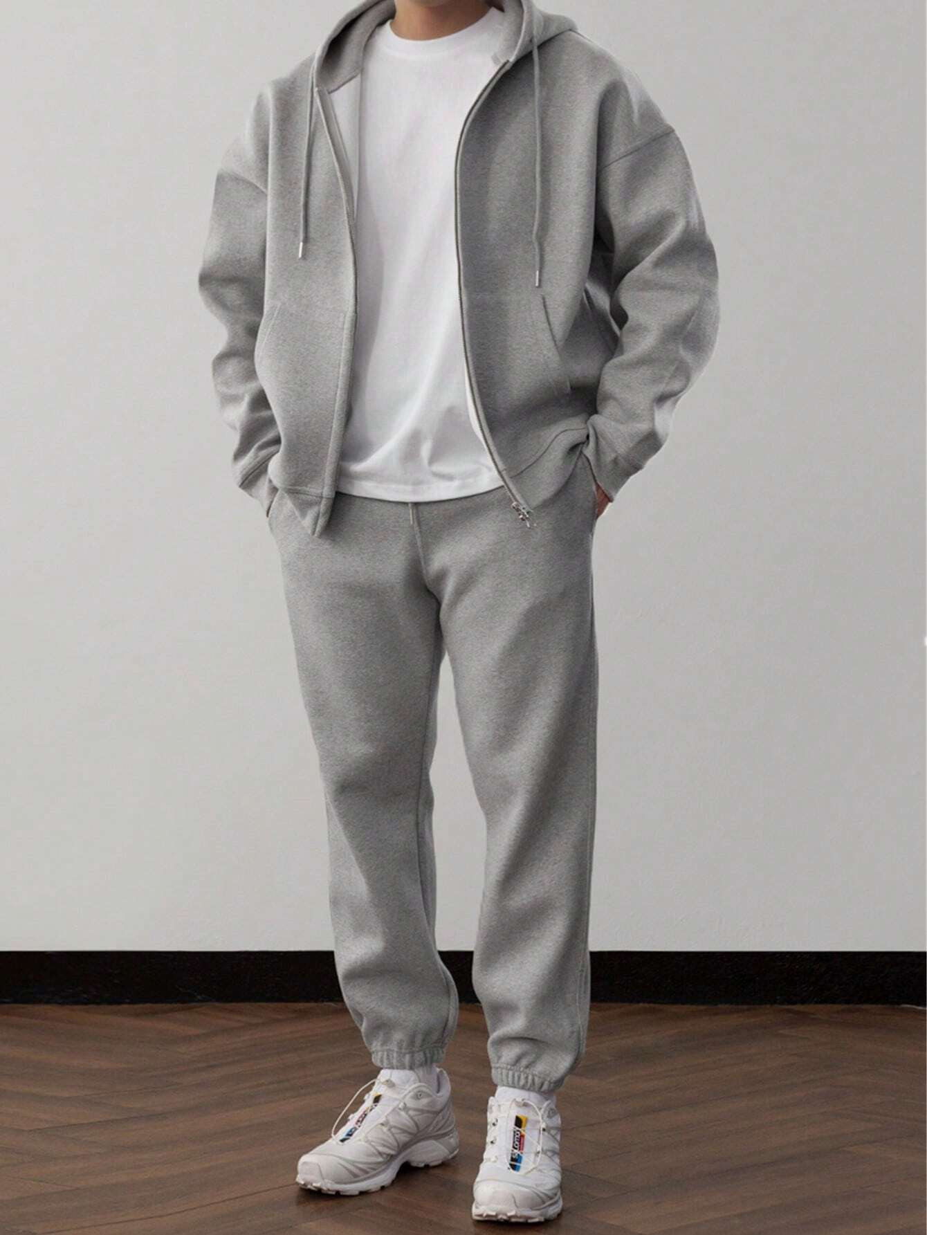 Sawyer - Set van effen hoodie en broek voor heren