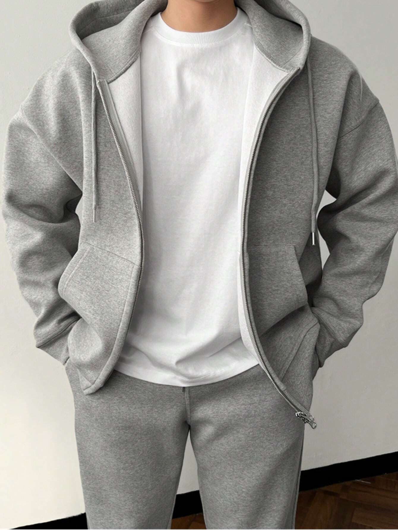 Sawyer - Set van effen hoodie en broek voor heren