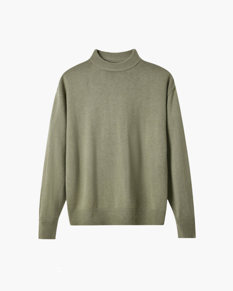 Klassieke Premium Wollen coltrui voor heren - Comfort en luxe