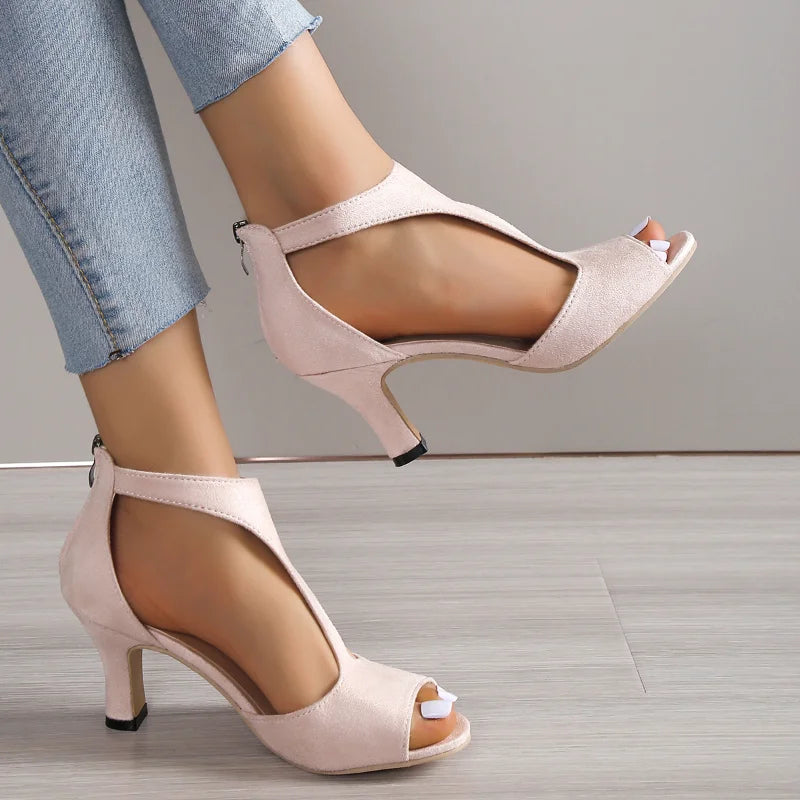 Cecily - sandalen met eenvoudige kleuren