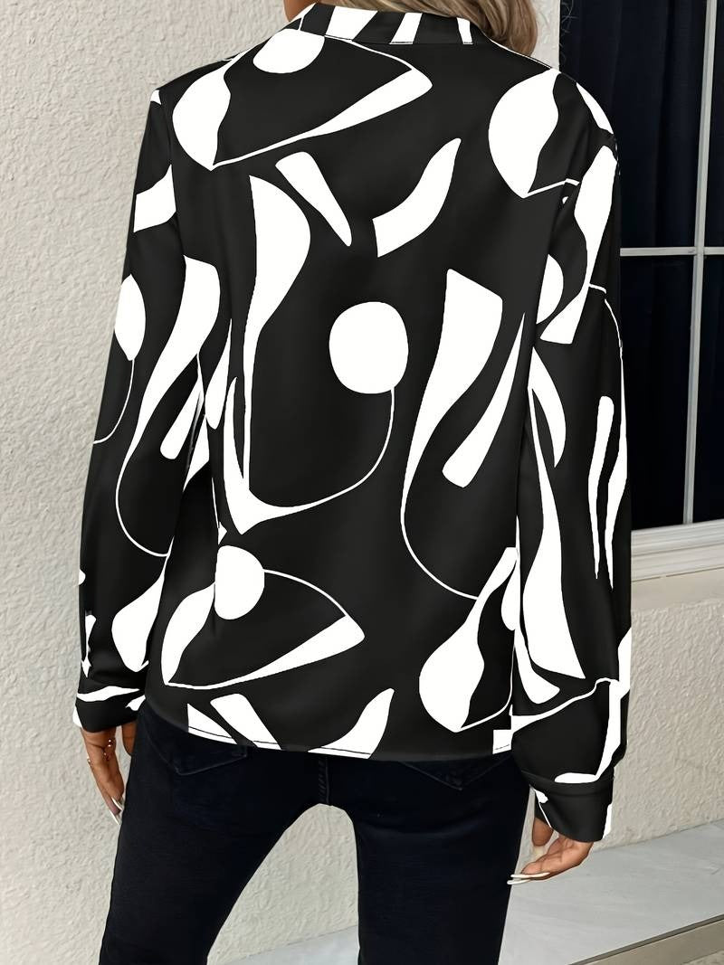 Sofia - Stijlvolle en Klassieke Blouse met V-Hals voor Dames