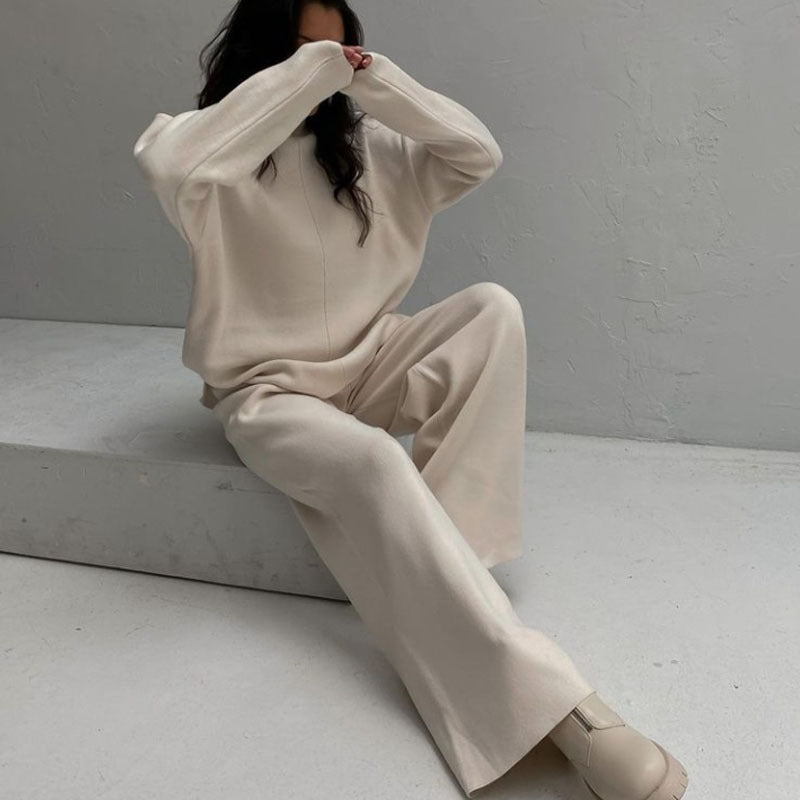 Naima - Comfortabele Tweedelige Trui en Broek Set voor Dames