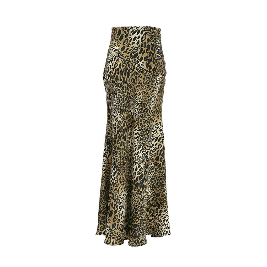 Kourtney - Aansluitende rok met vissenstaartprint