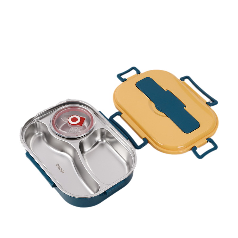 Geïsoleerde roestvrijstalen lunchbox – Lekvrije ThermoBox met kliksluiting