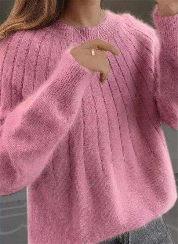 Eloise - Fluffy Gebreide Trui voor Dames