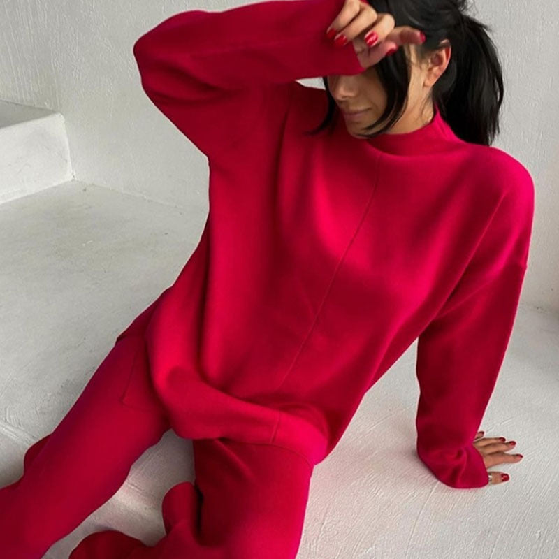Naima - Comfortabele Tweedelige Trui en Broek Set voor Dames