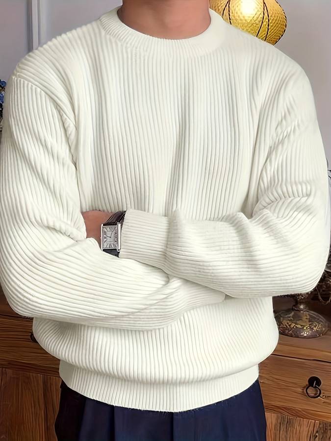 Victor - Gebreide Warme Trui voor Mannen – Tijdloze Stijl en Comfort