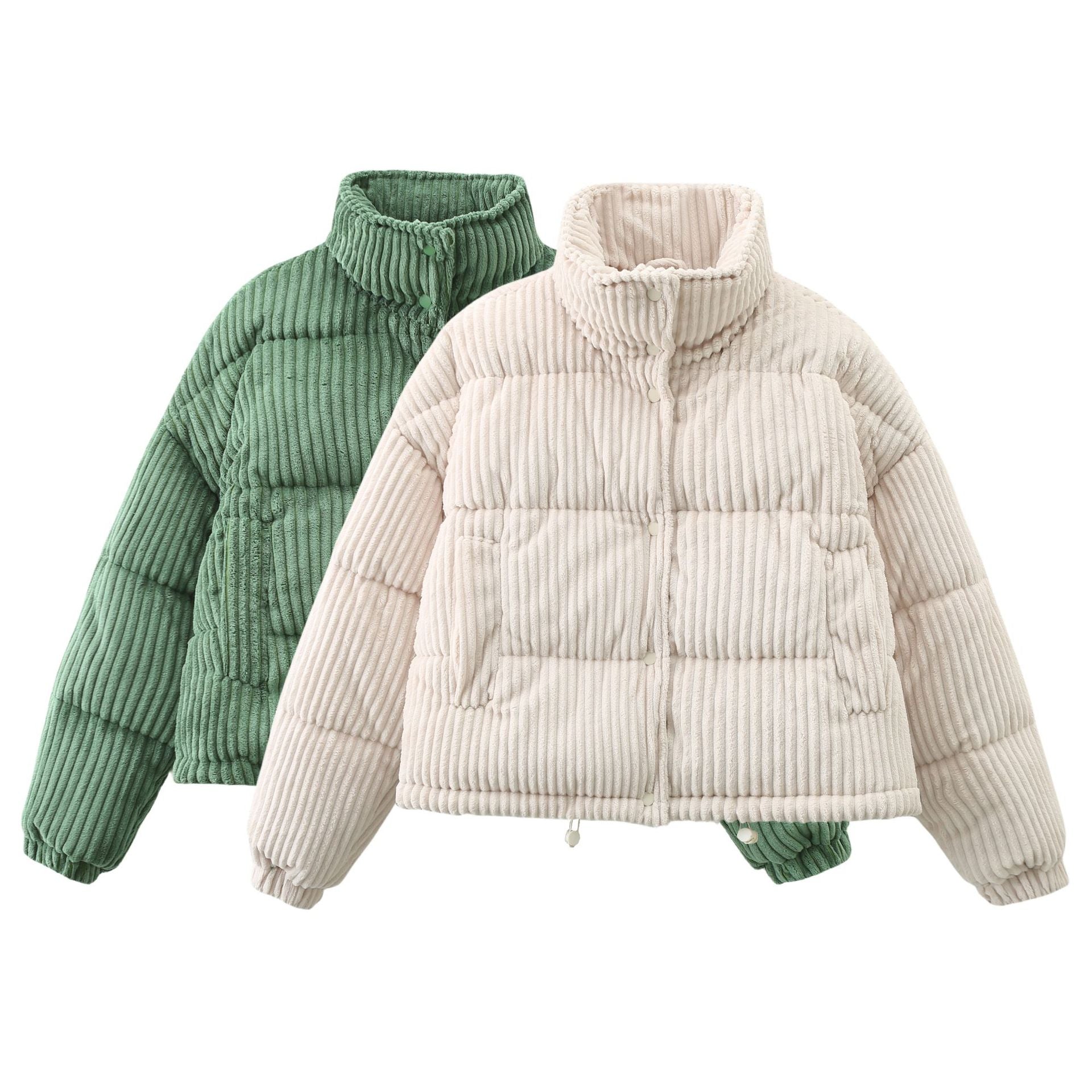Isabella - Korte Corduroy Jas Dames