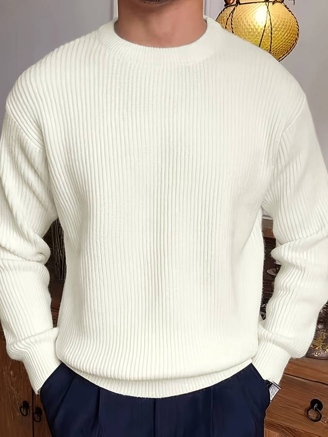 Victor - Gebreide Warme Trui voor Mannen – Tijdloze Stijl en Comfort