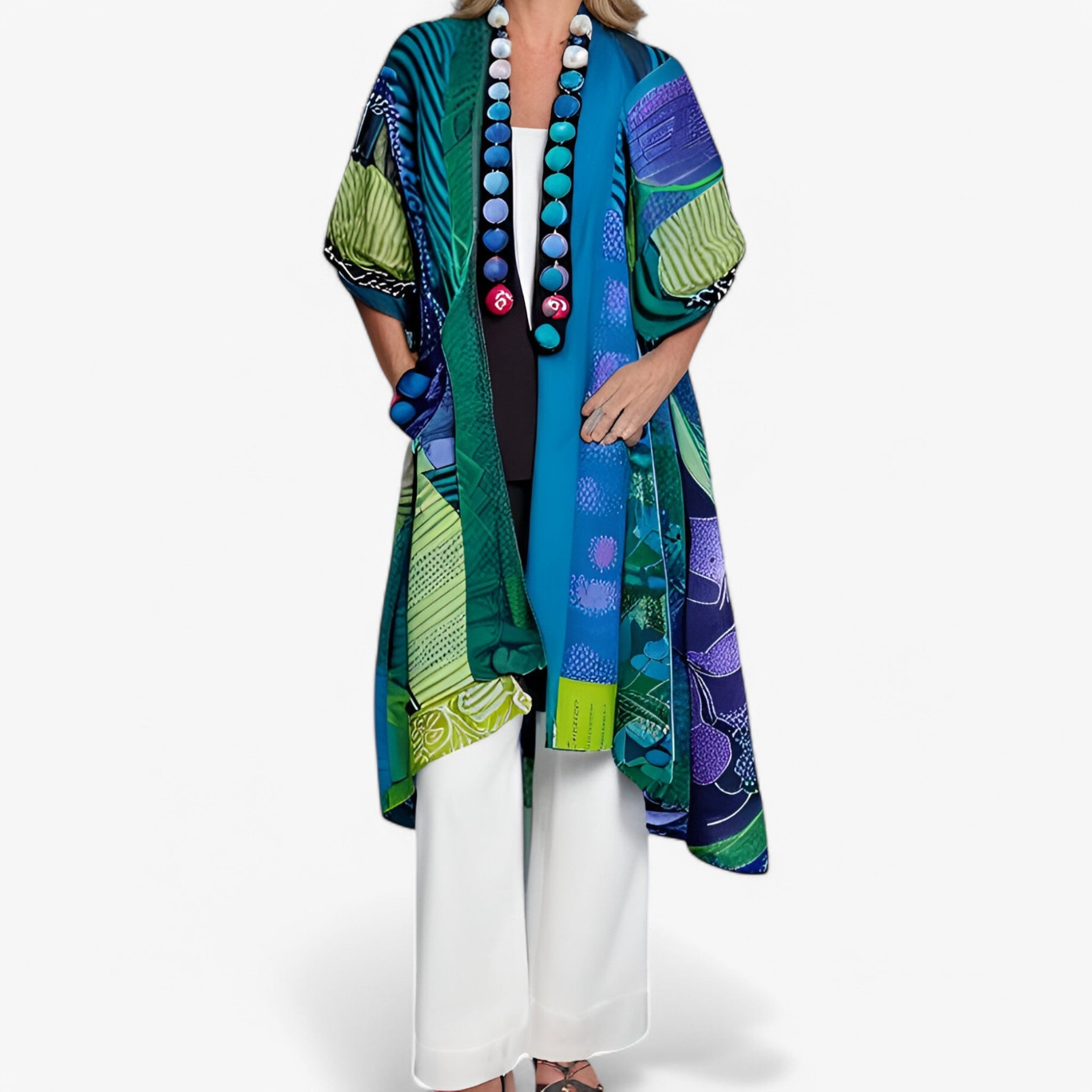 Ava | Lichtgewicht cardigan met verfijnde kraag 1