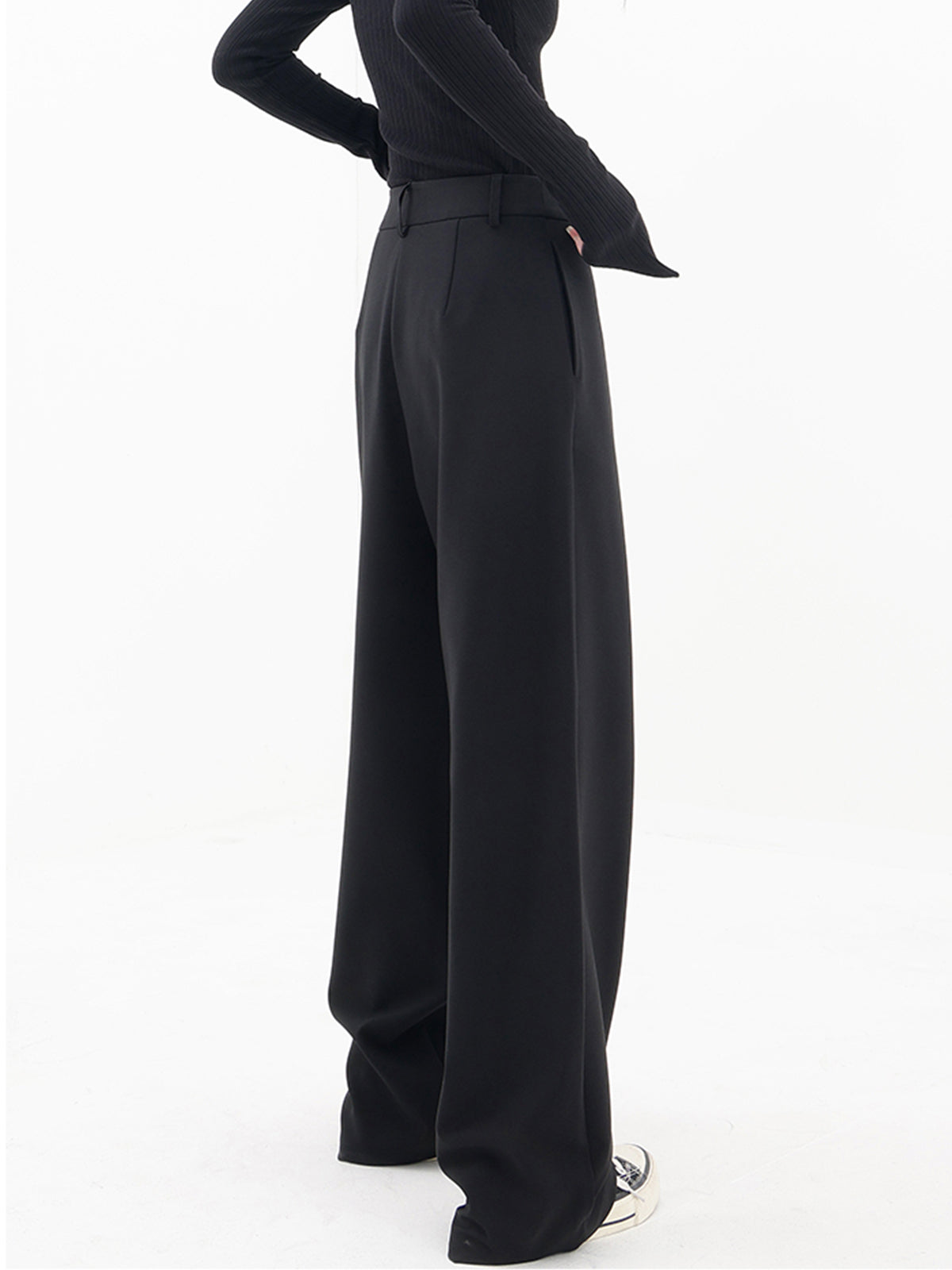 Vivienne - Asymmetrische Pantalon met Wijde Pijpen dames
