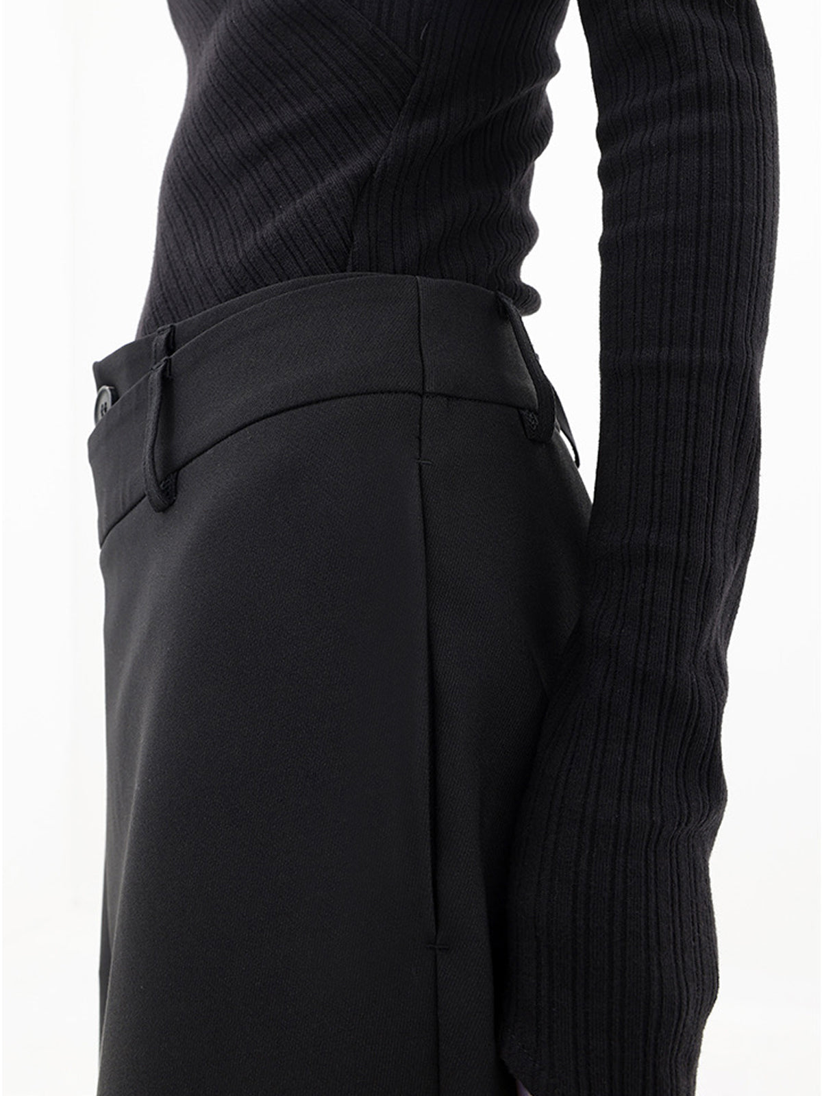 Vivienne - Asymmetrische Pantalon met Wijde Pijpen dames