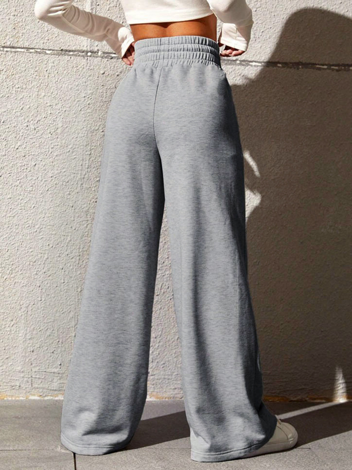 Sophie - Vrijetijds Joggingbroek met Wijde Pijpen