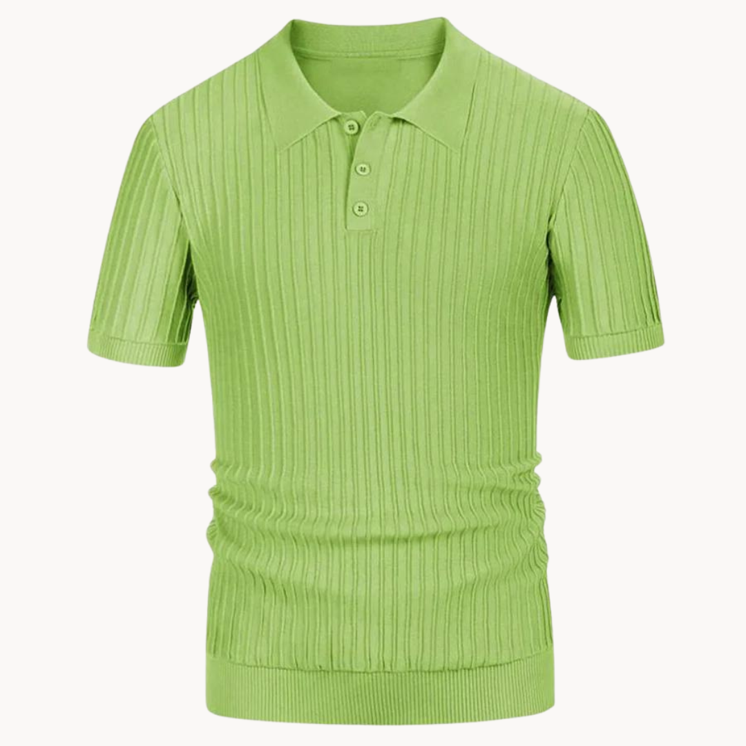 Giovanni - Luxe en Casual Gebreide Polo Heren