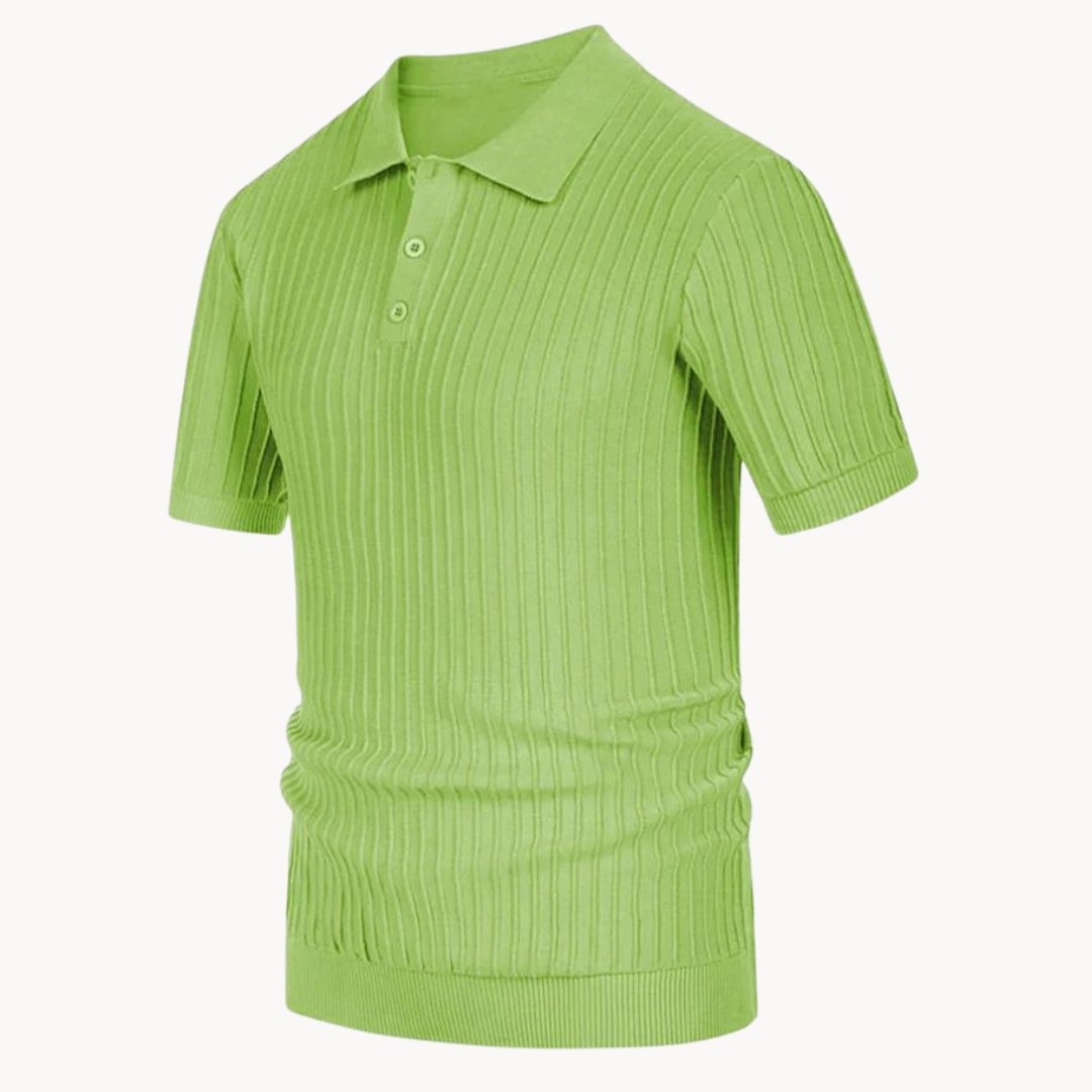 Giovanni - Luxe en Casual Gebreide Polo Heren