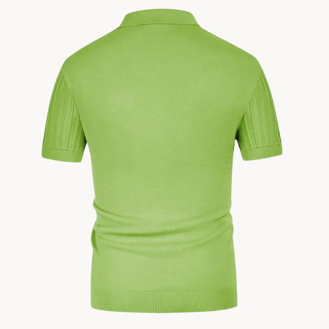 Giovanni - Luxe en Casual Gebreide Polo Heren