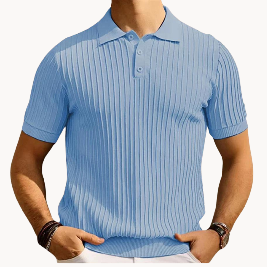 Giovanni - Luxe en Casual Gebreide Polo Heren