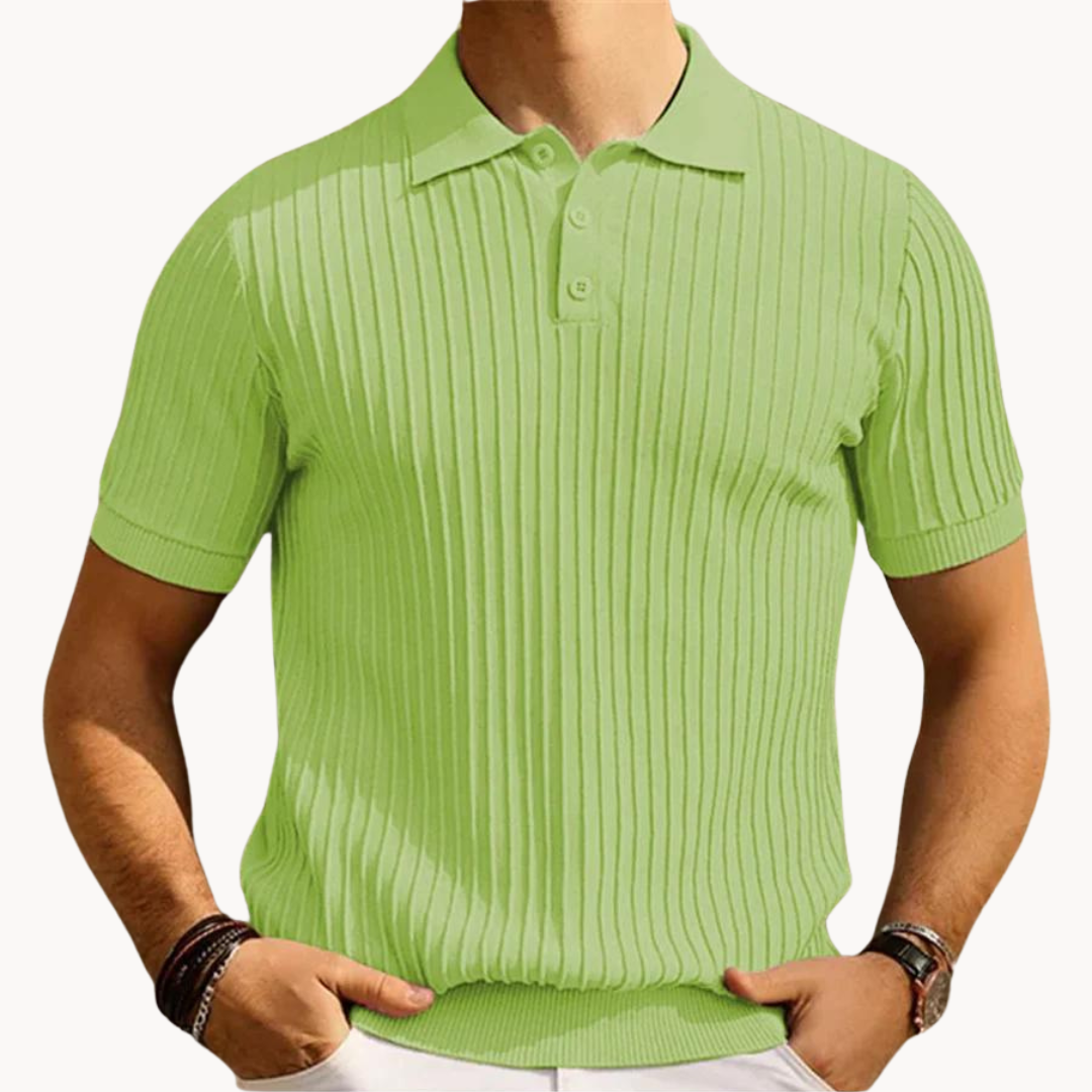 Giovanni - Luxe en Casual Gebreide Polo Heren