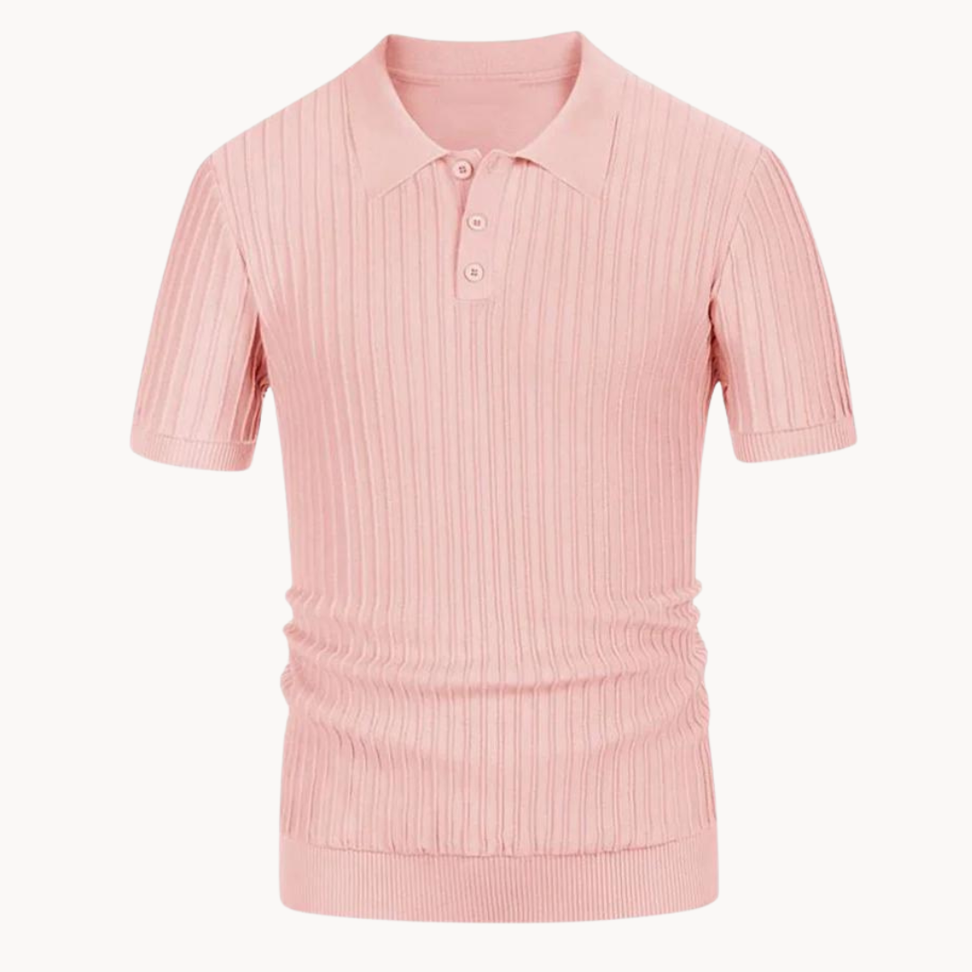 Giovanni - Luxe en Casual Gebreide Polo Heren