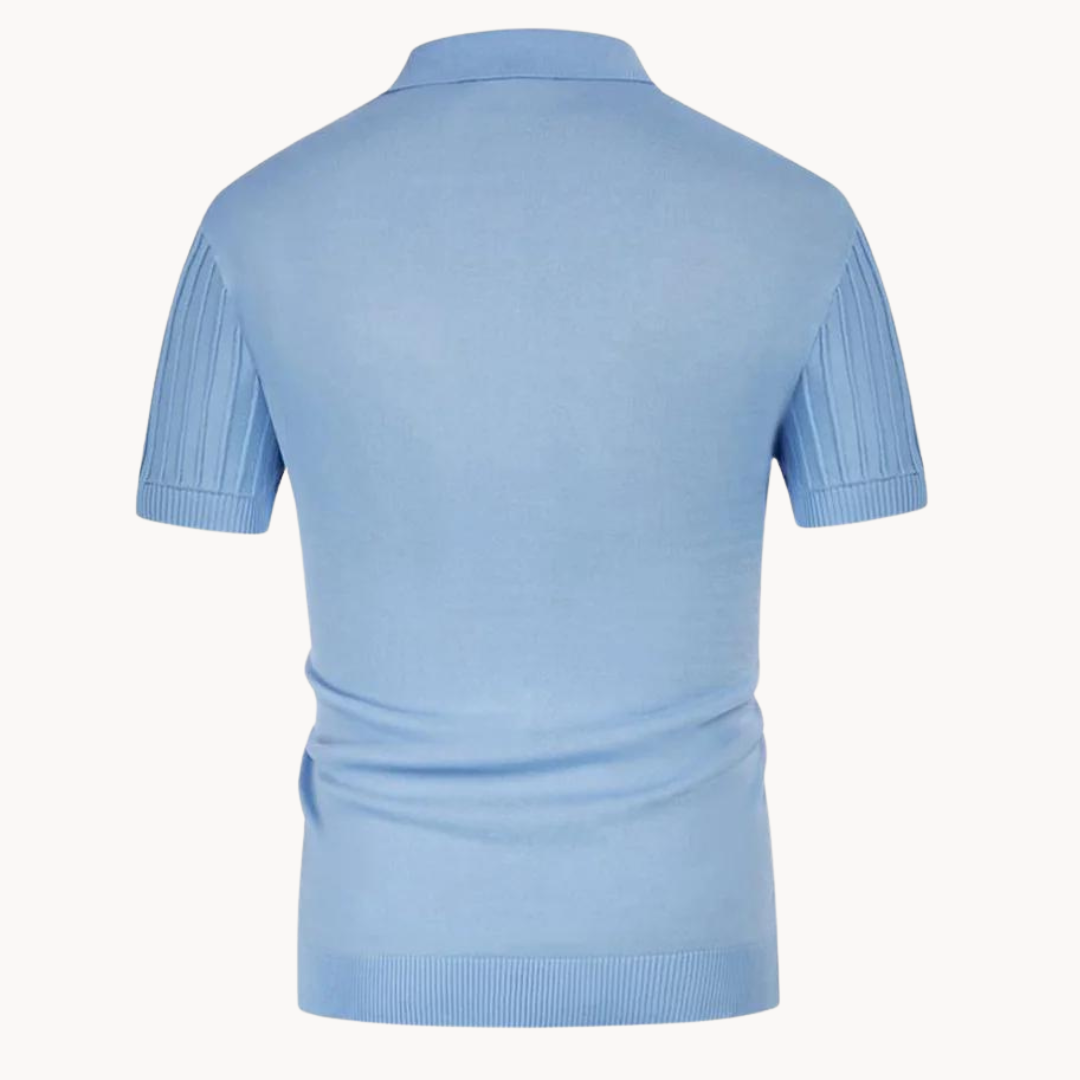 Giovanni - Luxe en Casual Gebreide Polo Heren