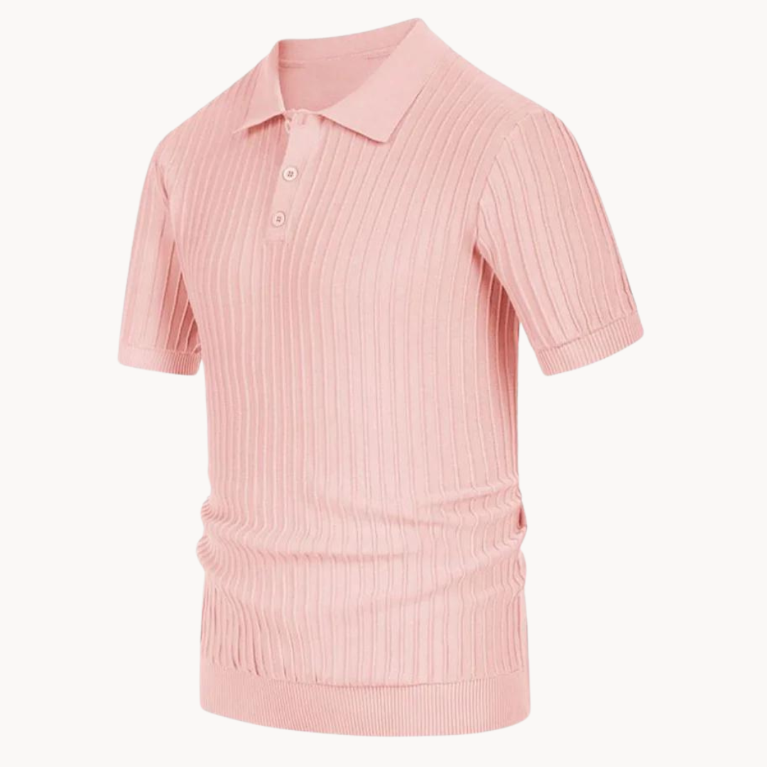 Giovanni - Luxe en Casual Gebreide Polo Heren