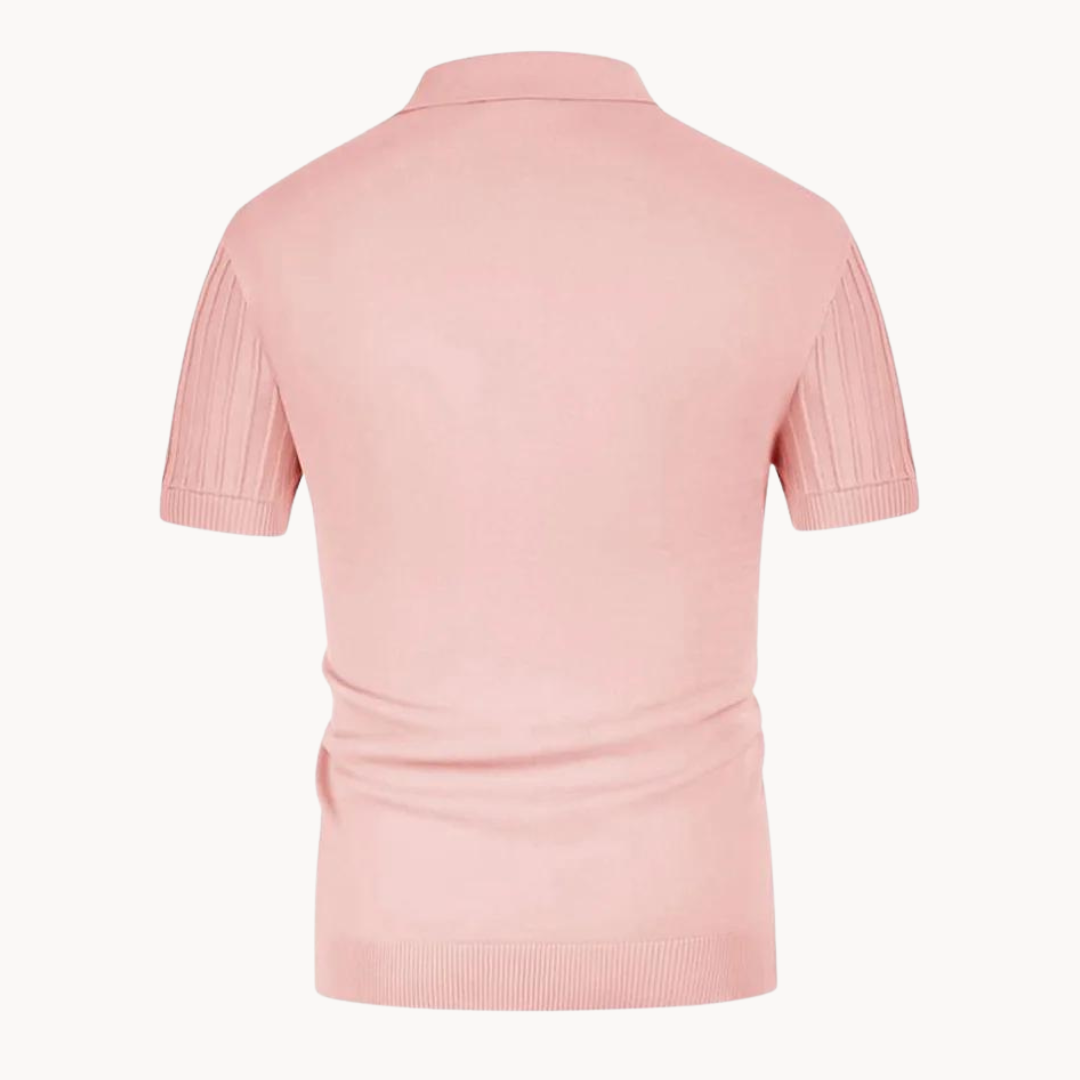 Giovanni - Luxe en Casual Gebreide Polo Heren