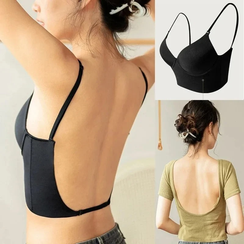 Ava – Comfortabele Push Up BH voor Open Rug