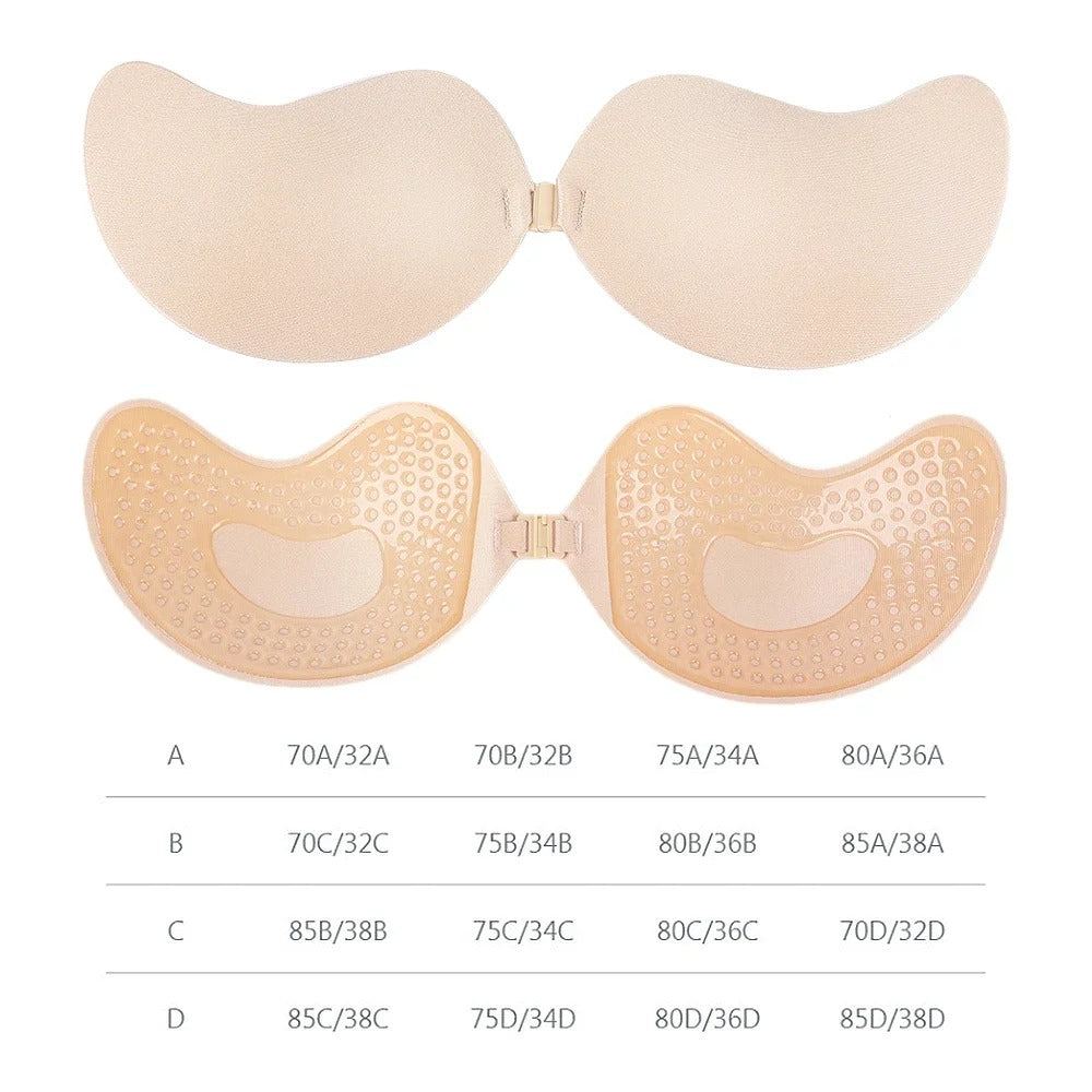 Ella – Onzichtbare Push Up BH zonder Rug voor Dames