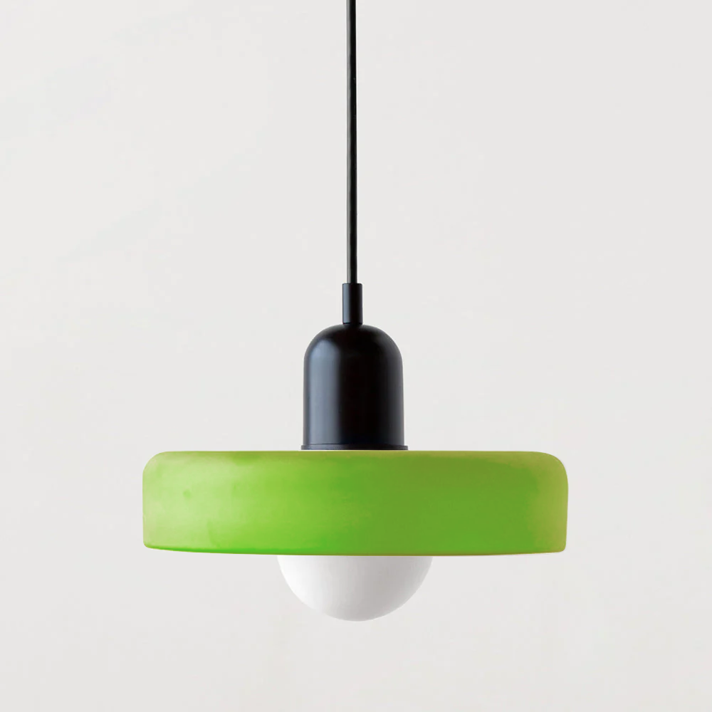 Hanglamp van gekleurd glas - moderne hanglamp