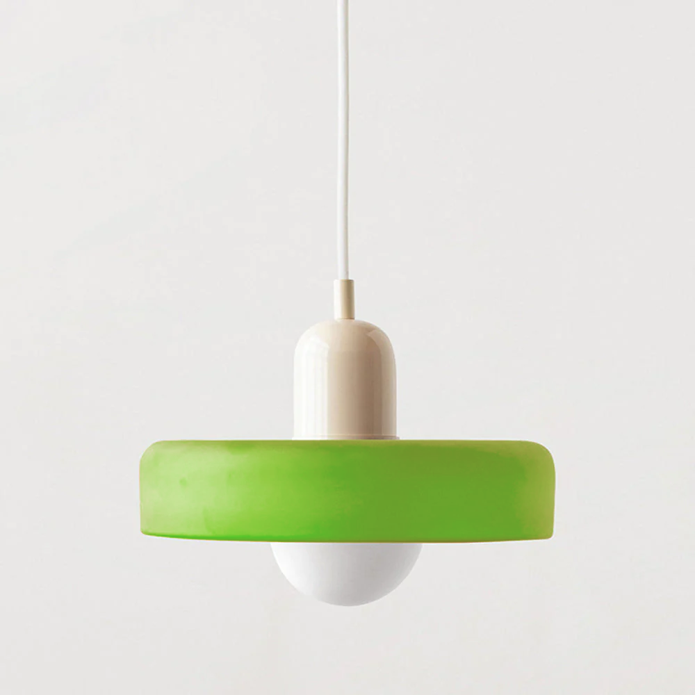Hanglamp van gekleurd glas - moderne hanglamp