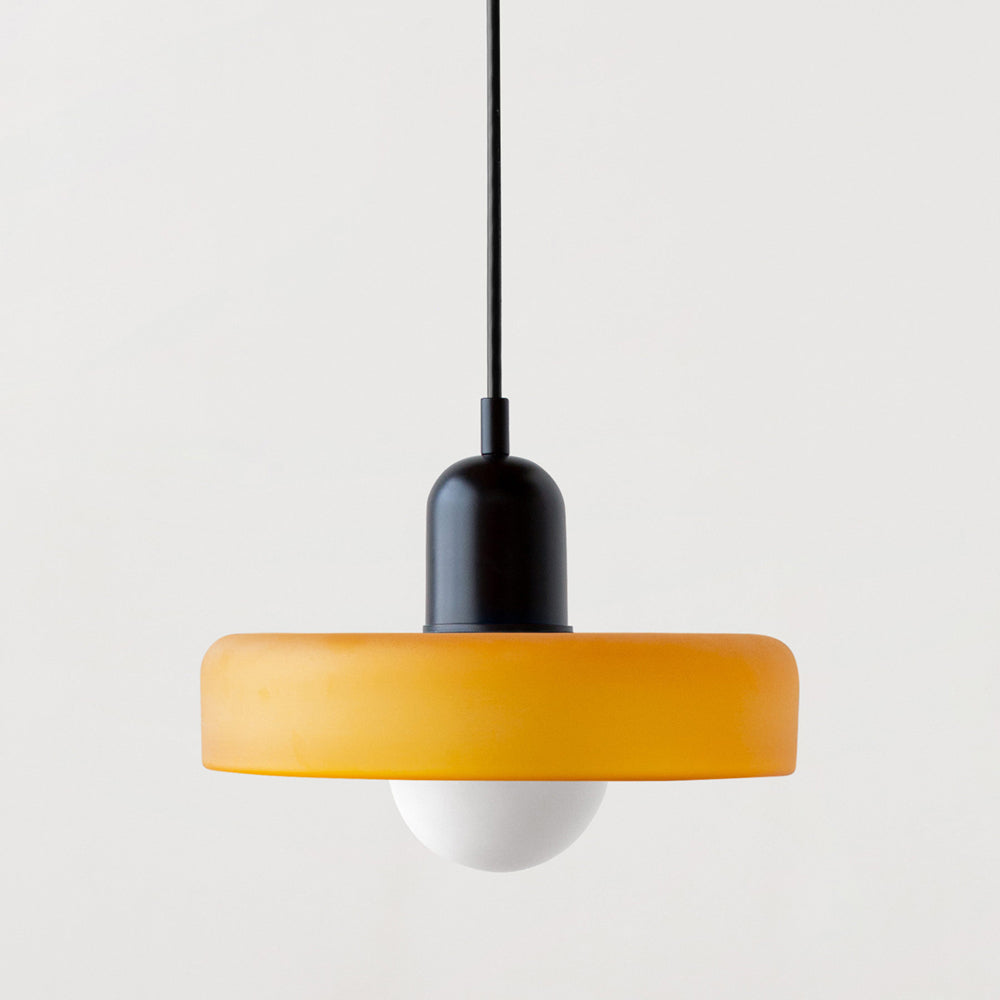 Hanglamp van gekleurd glas - moderne hanglamp