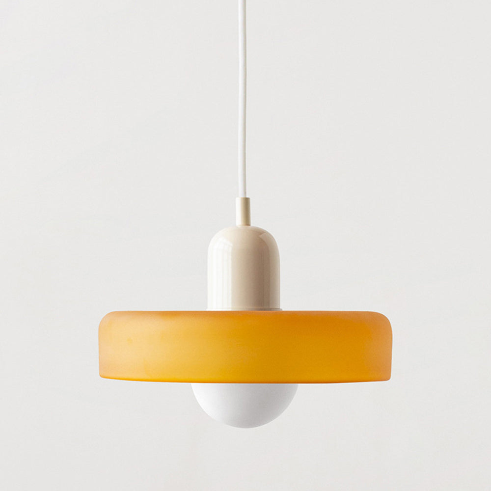 Hanglamp van gekleurd glas - moderne hanglamp