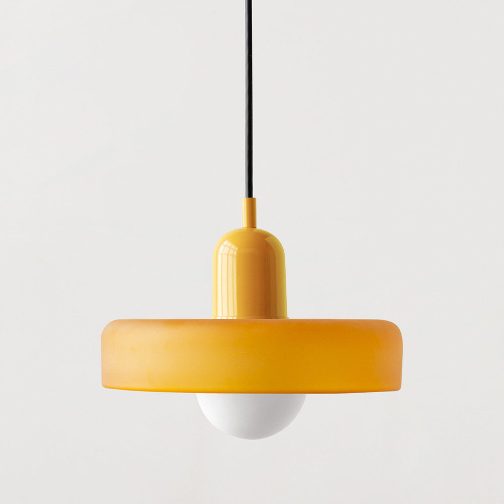 Hanglamp van gekleurd glas - moderne hanglamp