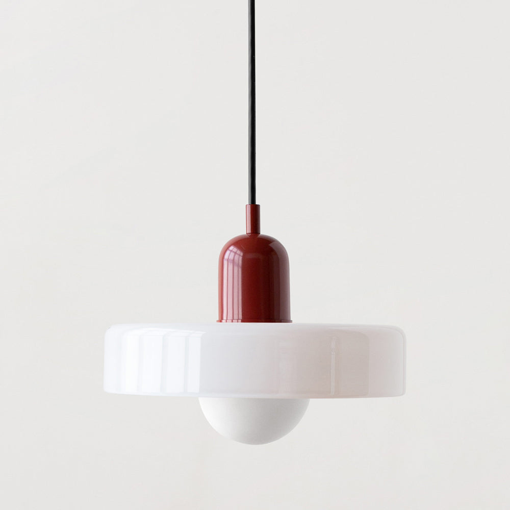 Hanglamp van gekleurd glas - moderne hanglamp