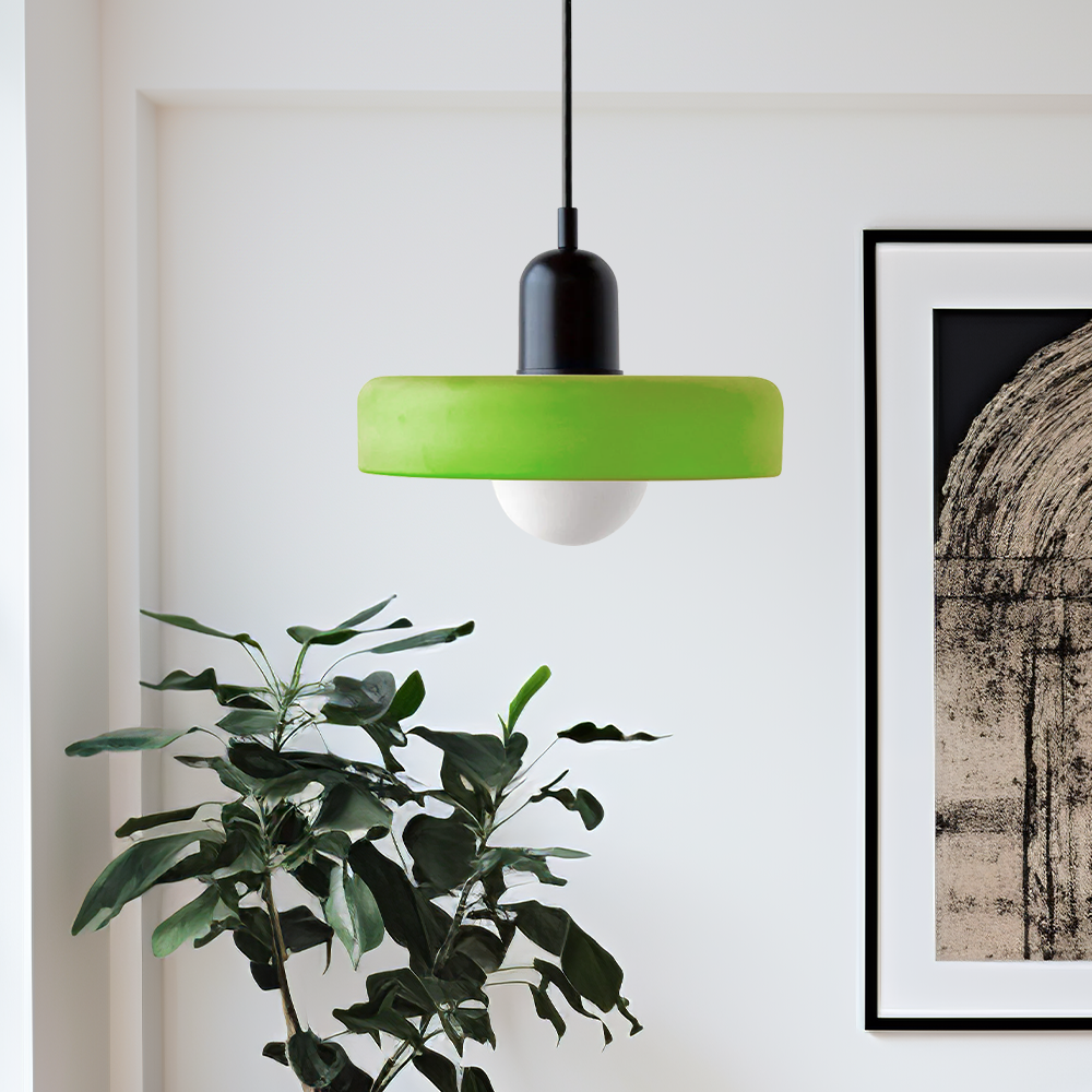 Hanglamp van gekleurd glas - moderne hanglamp