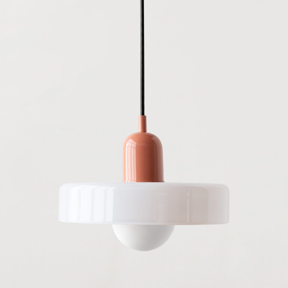 Hanglamp van gekleurd glas - moderne hanglamp