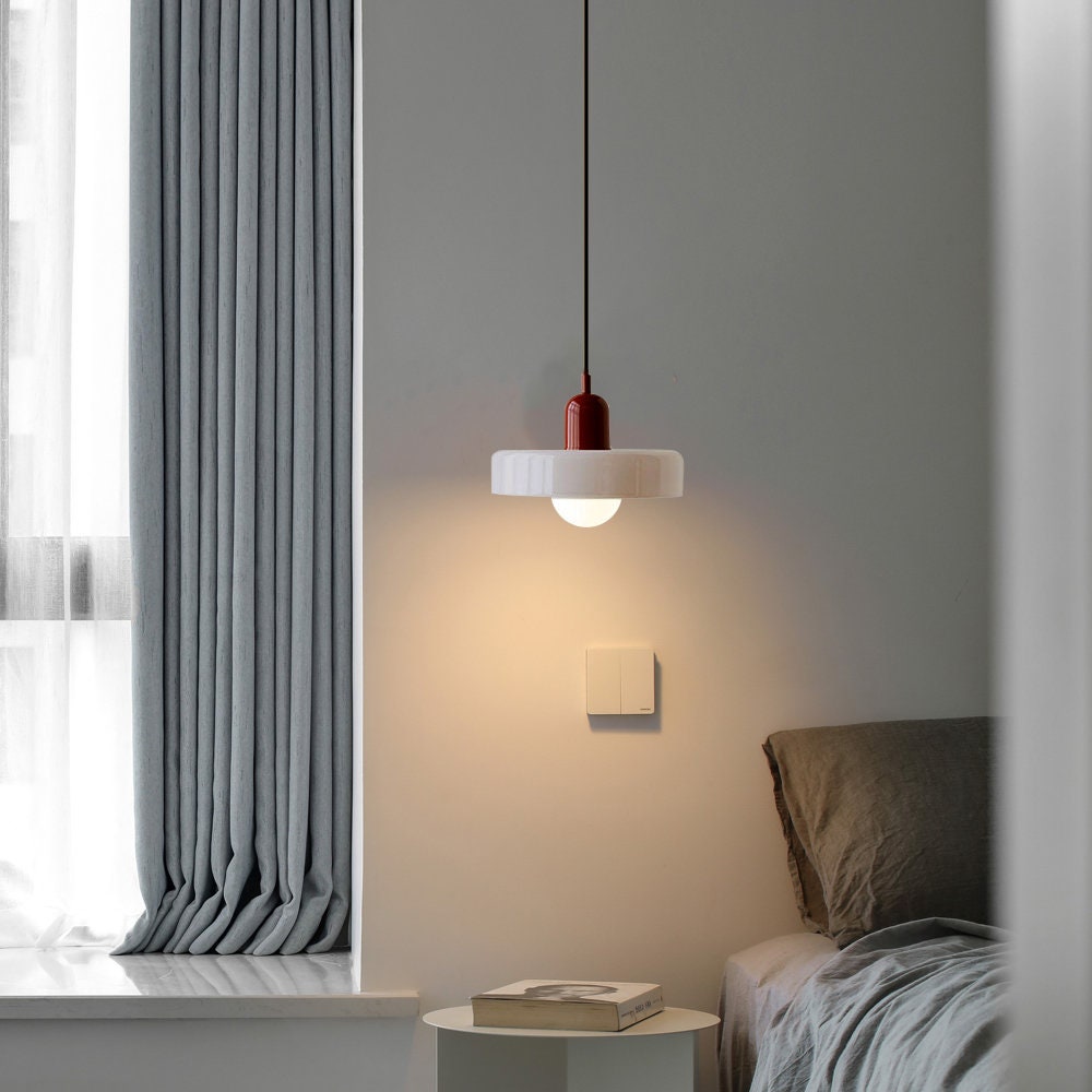 Hanglamp van gekleurd glas - moderne hanglamp