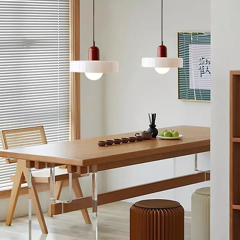 Hanglamp van gekleurd glas - moderne hanglamp