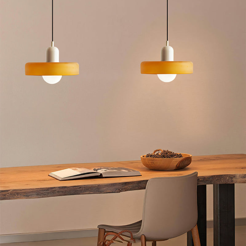 Hanglamp van gekleurd glas - moderne hanglamp
