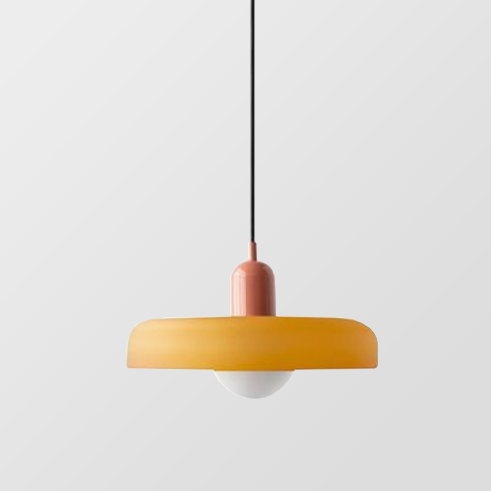 Hanglamp van gekleurd glas - moderne hanglamp