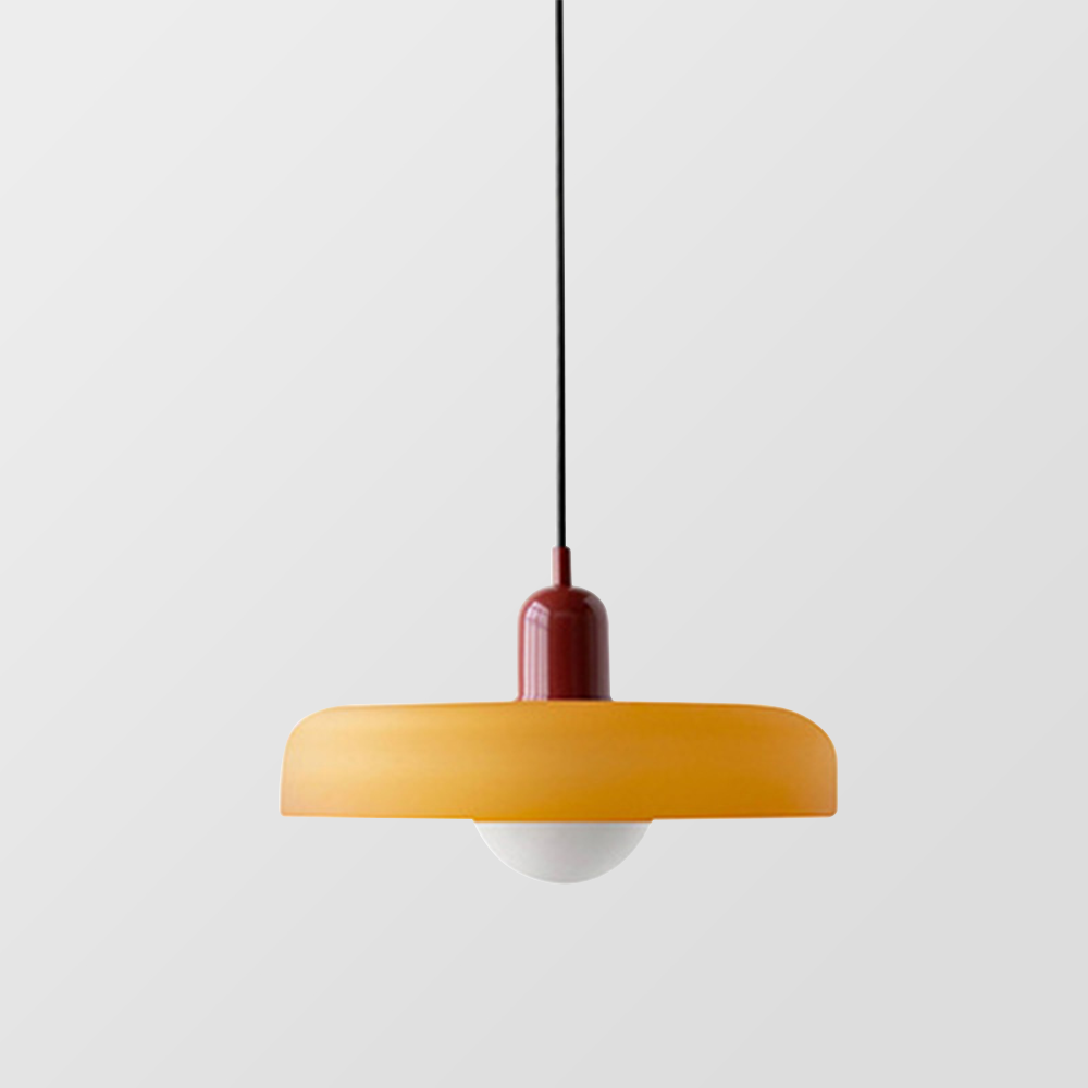 Hanglamp van gekleurd glas - moderne hanglamp