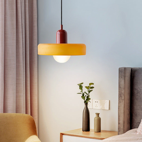 Hanglamp van gekleurd glas - moderne hanglamp