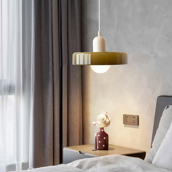 Hanglamp van gekleurd glas - moderne hanglamp
