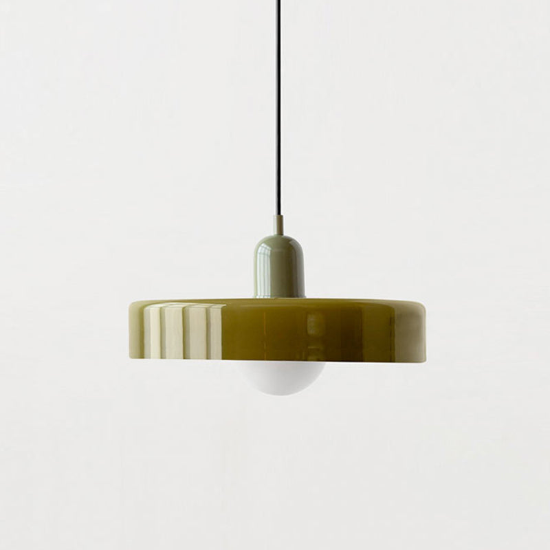 Hanglamp van gekleurd glas - moderne hanglamp