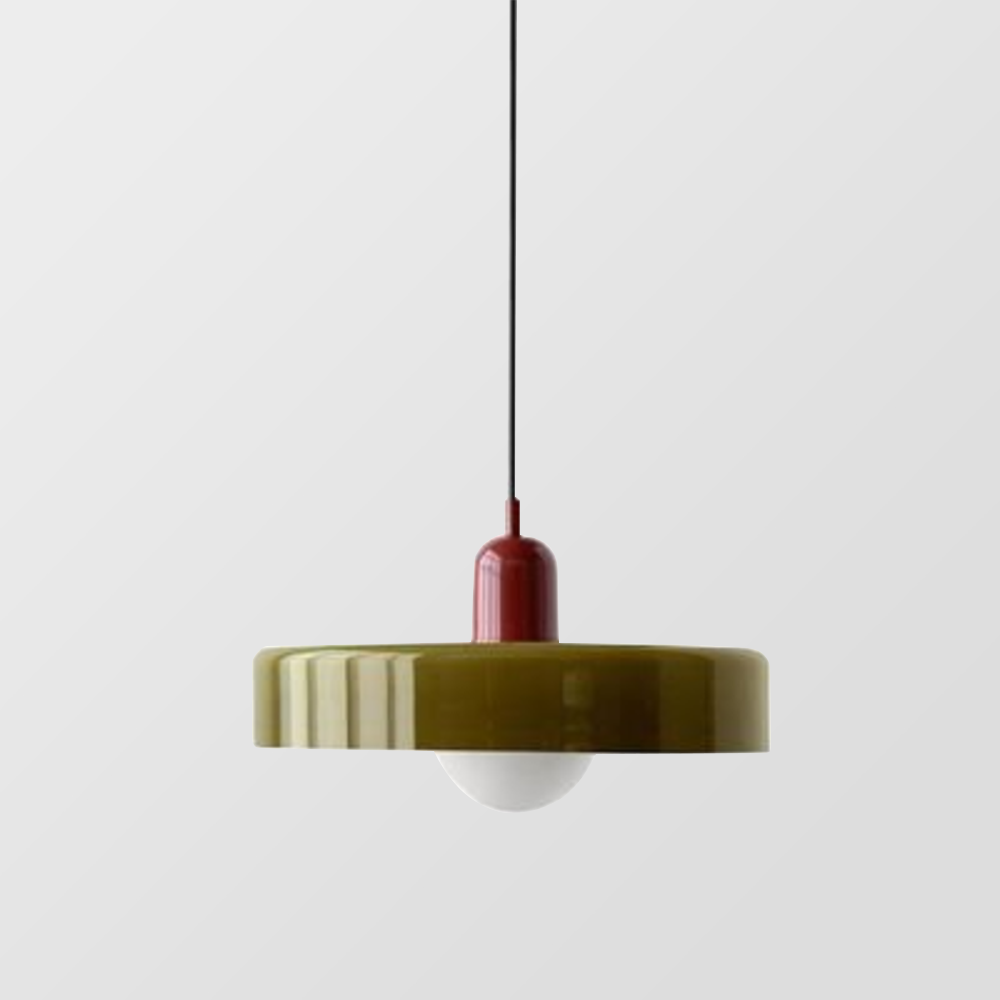 Hanglamp van gekleurd glas - moderne hanglamp