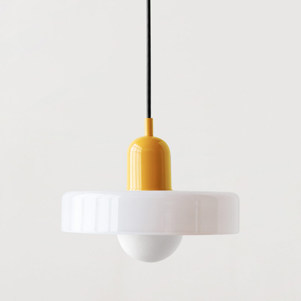 Hanglamp van gekleurd glas - moderne hanglamp